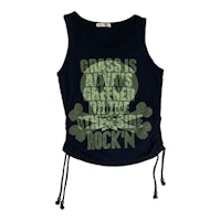 a tank top that says cross is always greater than rock n roll